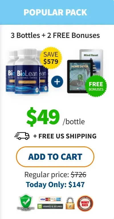 BioLean - 3 Bottles