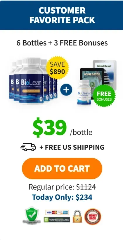 BioLean - 6 Bottles